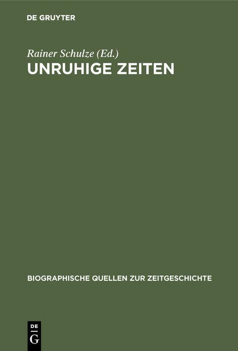 Produktbild: Unruhige Zeiten