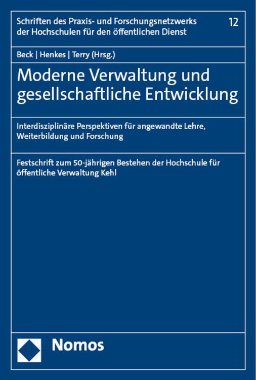 Produktbild: Moderne Verwaltung und gesellschaftliche Entwicklung