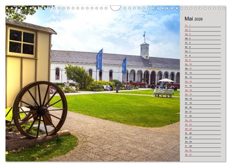 Produktbild: NORDERNEY Geburtstagskalender mit Planerfunktion (Wandkalender 2026 DIN A3 quer), CALVENDO Monatskalender