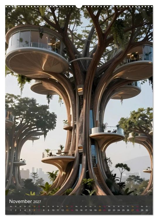 Produktbild: Future Cities &ndash; Visionen der St&auml;dte von morgen (hochwertiger Premium Wandkalender 2027 DIN A2 hoch), Kunstdruck in Hochglanz