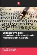 Produktbild: Expectativa dos estudantes de escolas de neg&oacute;cios em Calcut&aacute;: