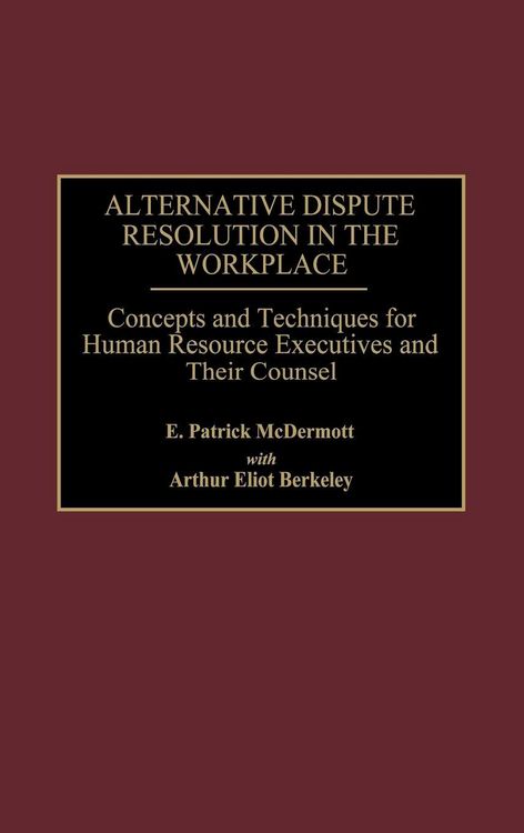 Produktbild: Alternative Dispute Resolution in the Workplace