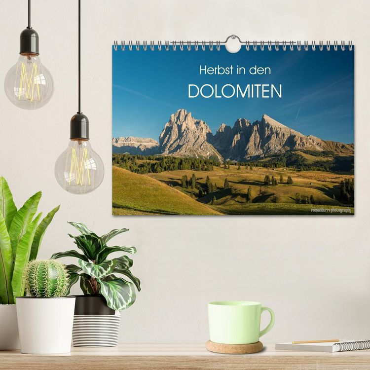 Produktbild: Herbst in den Dolomiten (Wandkalender 2026 DIN A4 quer), CALVENDO Monatskalender