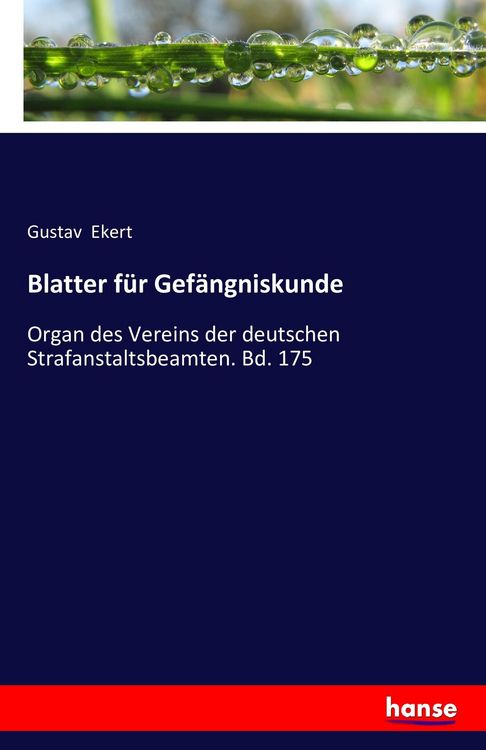 Produktbild: Blatter f&uuml;r Gef&auml;ngniskunde