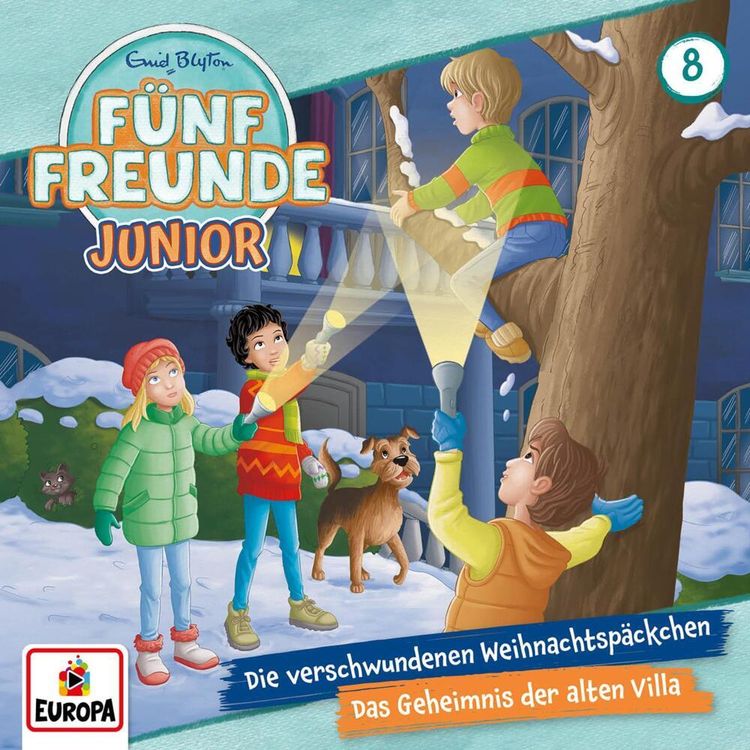 Produktbild: F&uuml;nf Freunde Junior 08: Die verschwundenen Weihnachtsp&auml;ckchen / Das Geheimnis der alten Villa