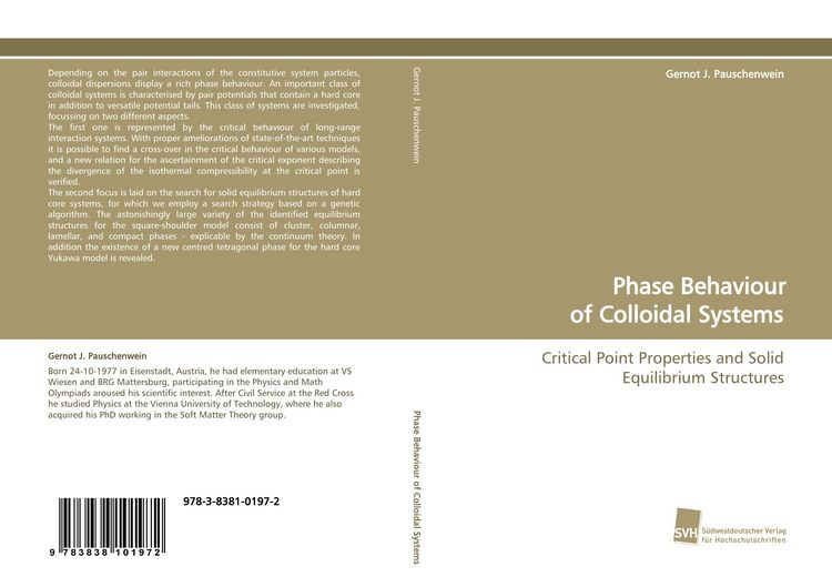 Produktbild: Phase Behaviour of Colloidal Systems