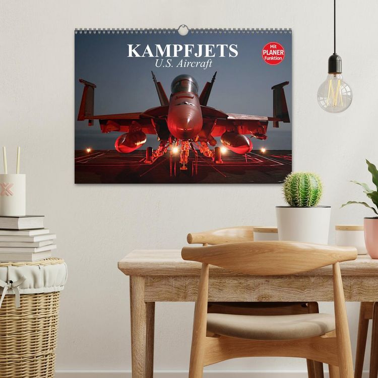 Produktbild: Kampfjets. U.S. Aircraft (Wandkalender 2026 DIN A3 quer), CALVENDO Monatskalender