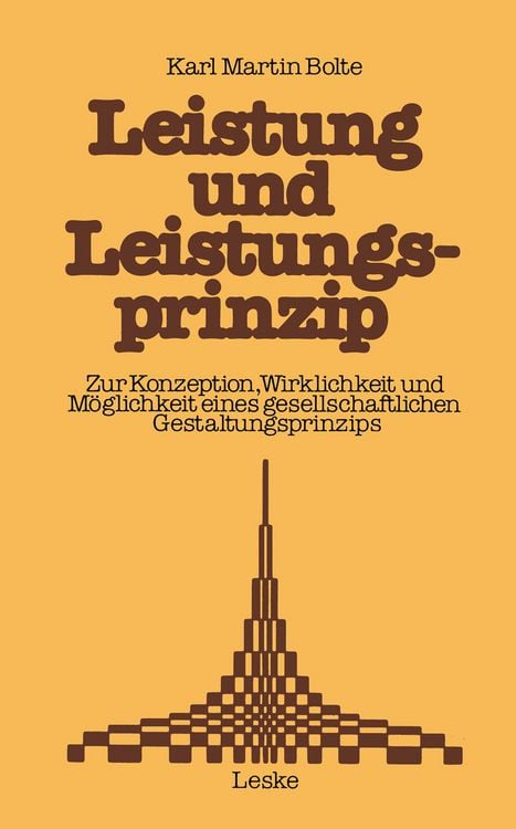 Produktbild: Leistung und Leistungsprinzip