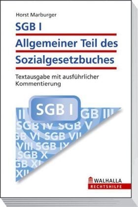 Produktbild: SGB I  Allgemeiner Teil des Sozialgesetzbuches