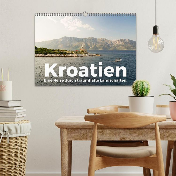 Produktbild: Kroatien - Eine Reise durch traumhafte Landschaften. (Wandkalender 2026 DIN A3 quer), CALVENDO Monatskalender