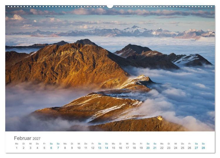 Produktbild: Alpen im Licht (Wandkalender 2027 DIN A2 quer), CALVENDO Monatskalender
