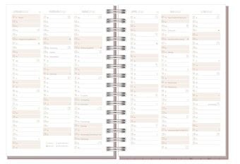 Produktbild: Lieblings-Timer 2026/2027 17 Monate [Fine Flowers Ros&eacute;] EM