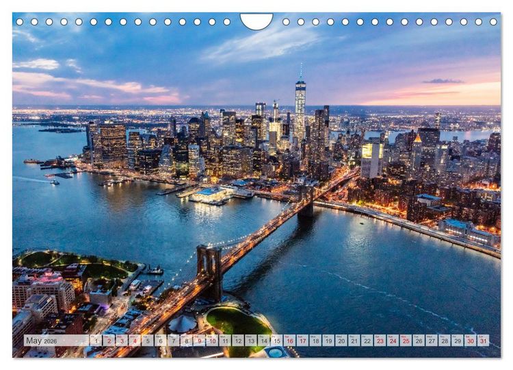 Produktbild: World Cities - Iconic skylines and sights (Wall Calendar 2026 DIN A4 landscape), CALVENDO 12 Month Wall Calendar