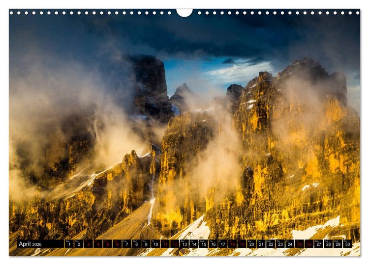 Produktbild: The Dolomites Mountains (Wall Calendar 2026 DIN A3 landscape), CALVENDO 12 Month Wall Calendar