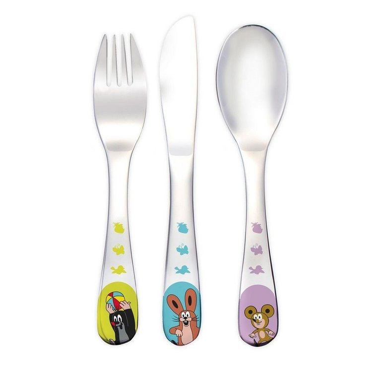 Produktbild: TR&Ouml;TSCH - Der kleine Maulwurf Besteckset aus Edelstahl