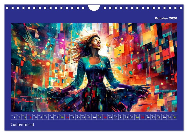 Produktbild: Pixelated Passions (Wall Calendar 2026 DIN A4 landscape), CALVENDO 12 Month Wall Calendar