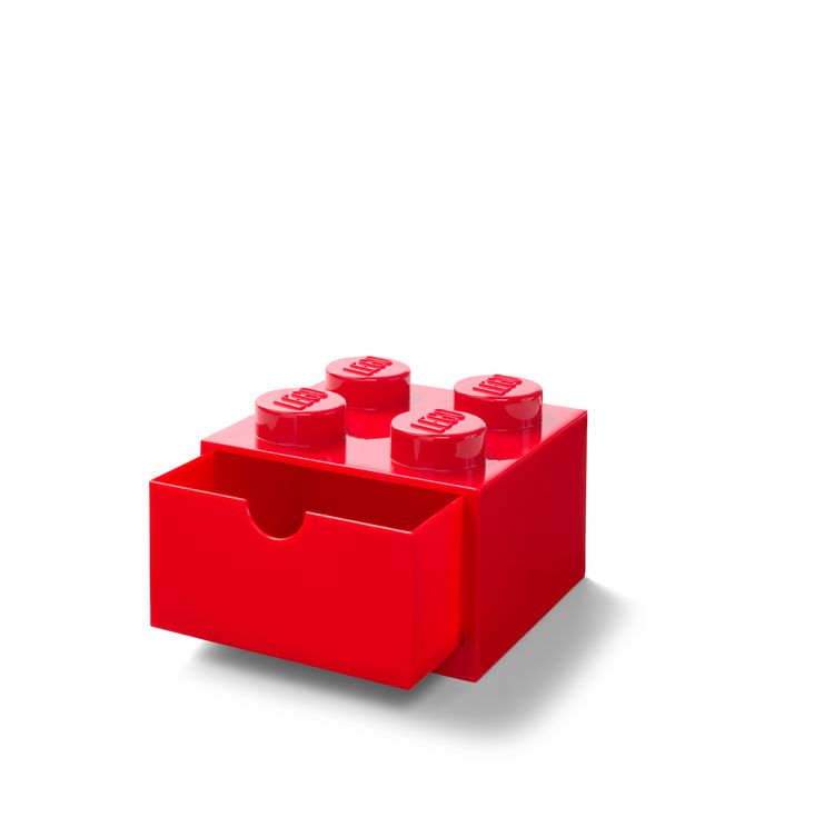 Produktbild: LEGO&reg; Schubladenelement 4 Noppen Rot