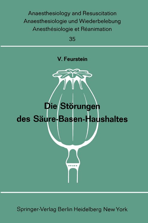 Produktbild: Die St&ouml;rungen des S&auml;ure-Basen-Haushaltes