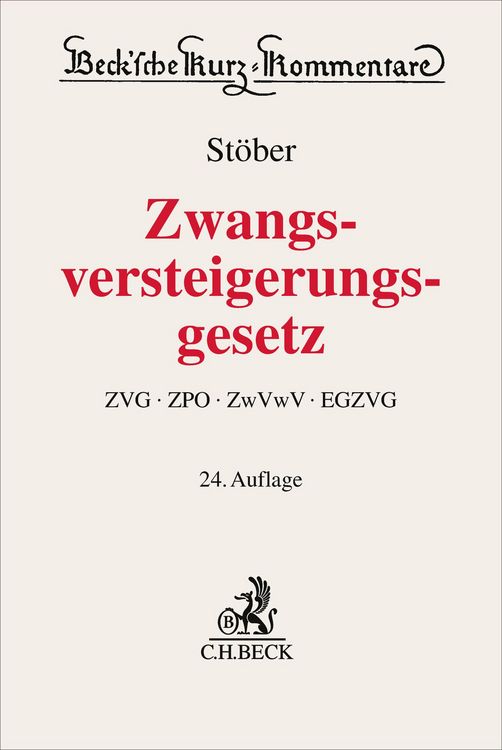 Produktbild: Zwangsversteigerungsgesetz. ZVG