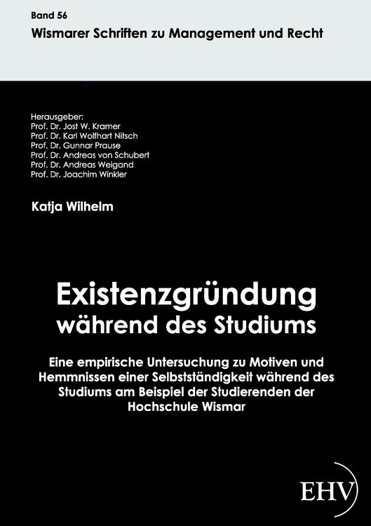 Produktbild: Existenzgr&uuml;ndung w&auml;hrend des Studiums