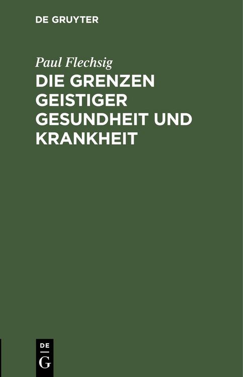 Produktbild: Die Grenzen geistiger Gesundheit und Krankheit