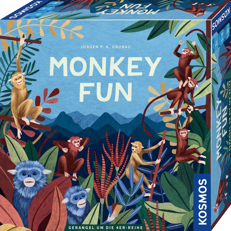 Produktbild: KOSMOS 683740 - Monkey Fun, Gerangel um die 4er-Reihe, Familienspiel