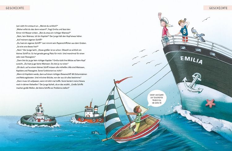 Produktbild: &Uuml;ber das Meer. Mein Erlebnis-Buch &uuml;ber Klabauterkinder, kleine Schiffe, Seetiere und das Leben rund ums Meer