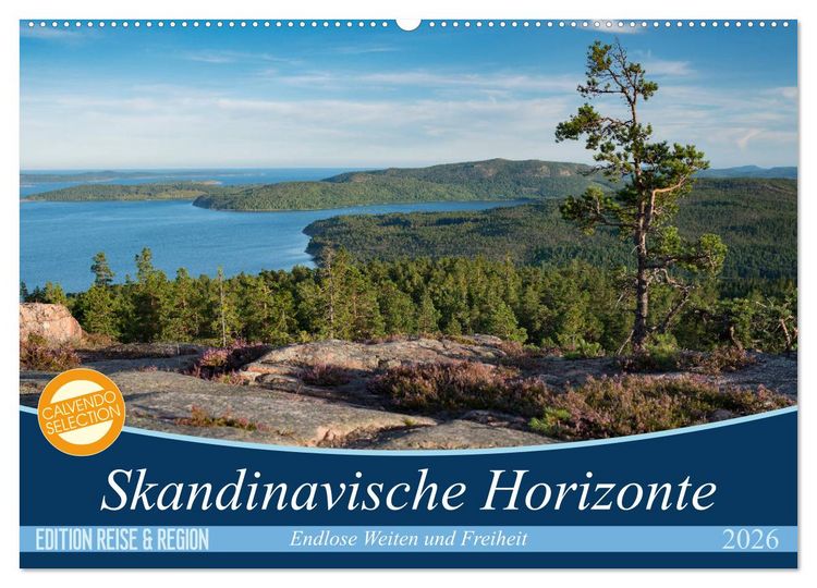 Produktbild: Skandinavische Horizonte (Wandkalender 2026 DIN A2 quer), CALVENDO Monatskalender