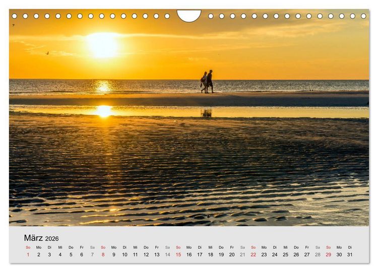 Produktbild: Sylt mein Inselblick (Wandkalender 2026 DIN A4 quer), CALVENDO Monatskalender