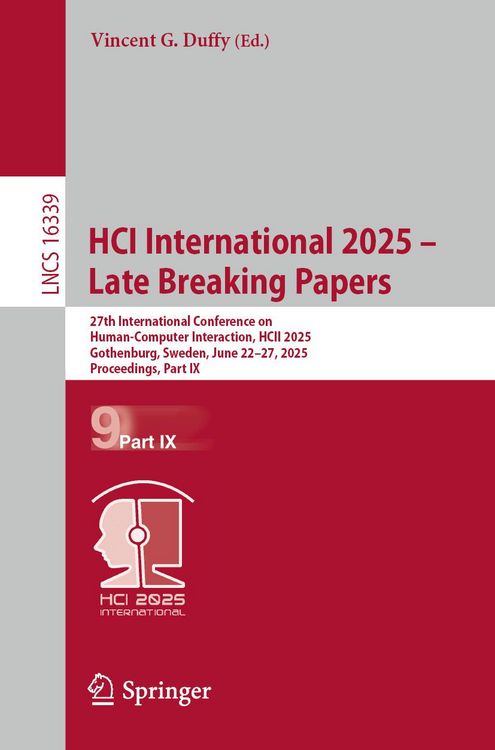 Produktbild: HCI International 2025 - Late Breaking Papers