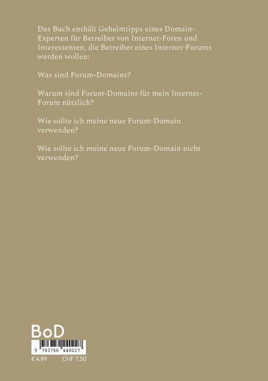 Produktbild: Warum Sie eine Forum-Domain f&uuml;r Ihr Internet-Forum verwenden sollten