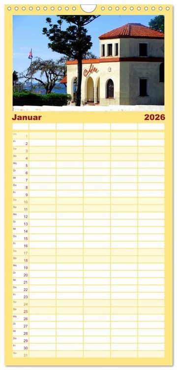 Produktbild: Familienplaner 2026 - CHE GUEVARA mit 5 Spalten (Wandkalender, 21 x 45 cm) CALVENDO