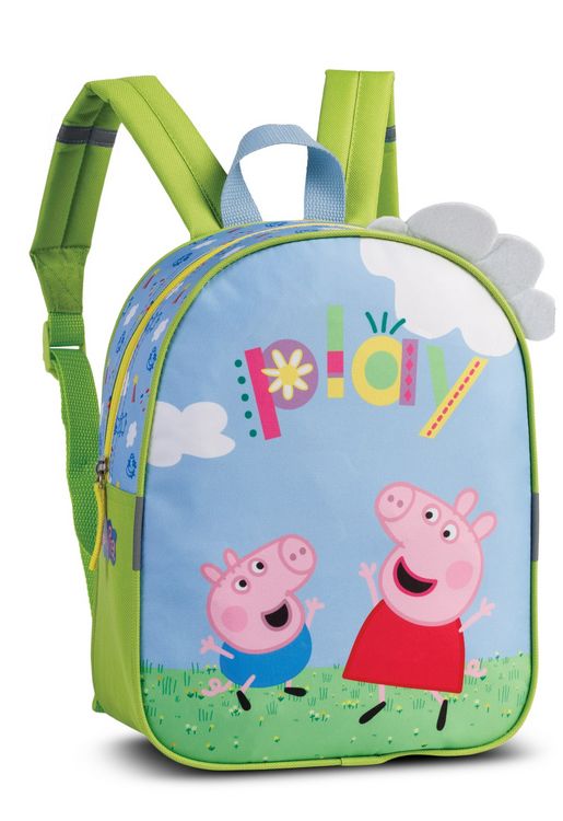 Produktbild: SIEBER Gl&uuml;hw&uuml;rmchen - Kinderrucksack Peppa Pig, taubenblau