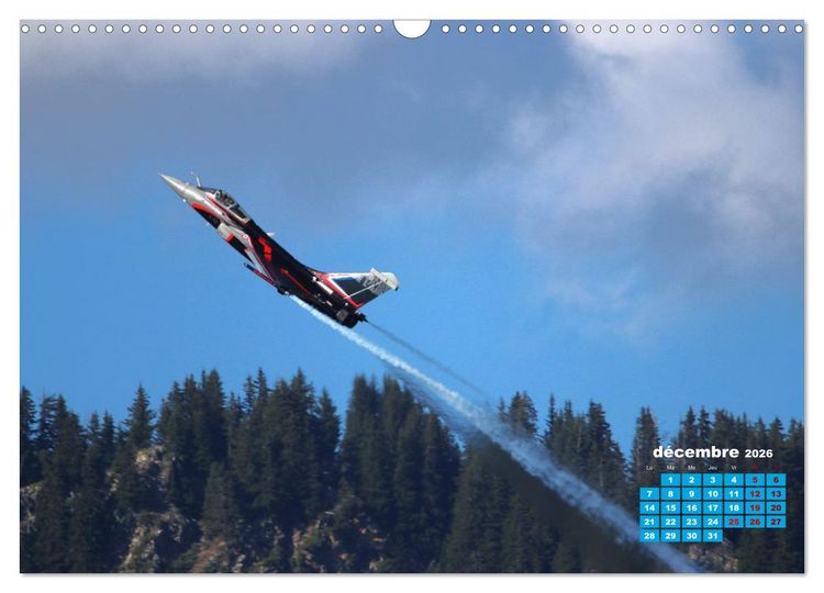 Produktbild: Les ailes fran&ccedil;aises au-dessus des cimes (Calendrier mural 2026 DIN A3 vertical), CALVENDO calendrier mensuel