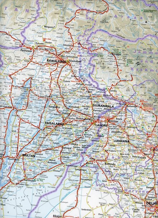 Produktbild: Reise Know-How Landkarte Indien (1:2.900.000) mit Nepal und Sri Lanka