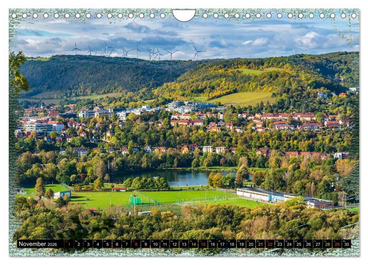 Produktbild: Jena attraktiv (Wandkalender 2026 DIN A4 quer), CALVENDO Monatskalender