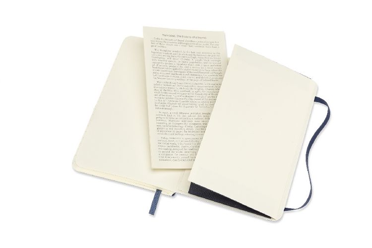 Produktbild: MOLESKINE NOTIZBUCH P/A6, LINIERT, SOFT COVER, SAPHIR