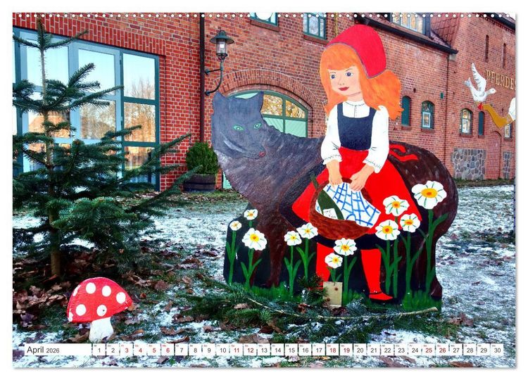 Produktbild: Deutsche M&auml;rchen (hochwertiger Premium Wandkalender 2026 DIN A2 quer), Kunstdruck in Hochglanz