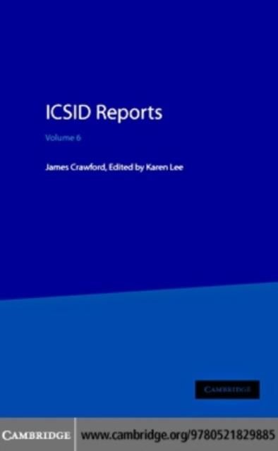 Produktbild: ICSID Reports: Volume 6