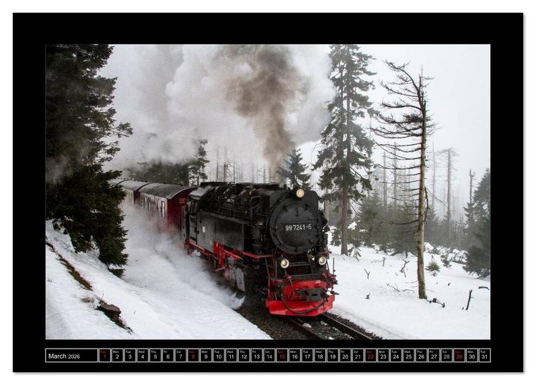 Produktbild: Steam Experience (Wall Calendar 2026 DIN A4 landscape), CALVENDO 12 Month Wall Calendar