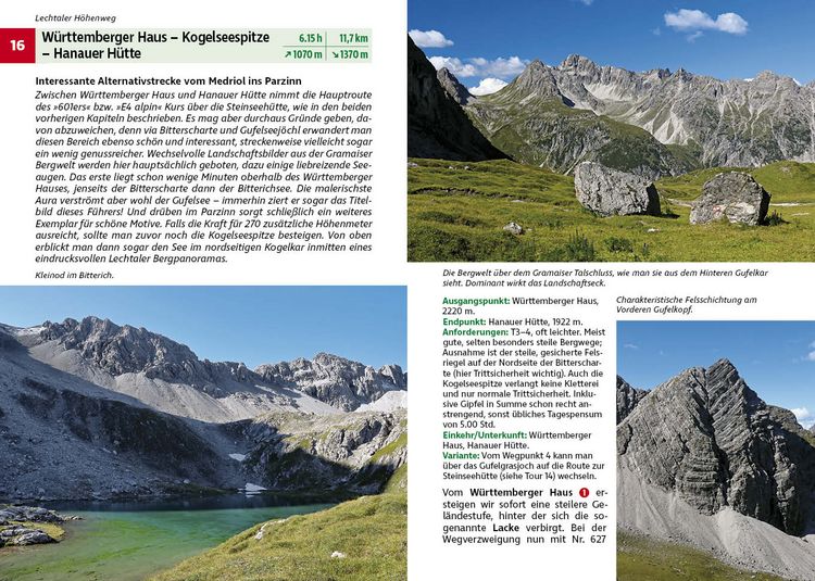 Produktbild: ROTHER Wanderf&uuml;hrer Lechtaler H&ouml;henweg - Verwall-Runde