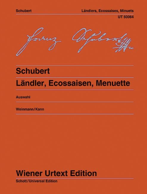 Produktbild: Schubert, F: Ländler, Ecossaisen, Menuette