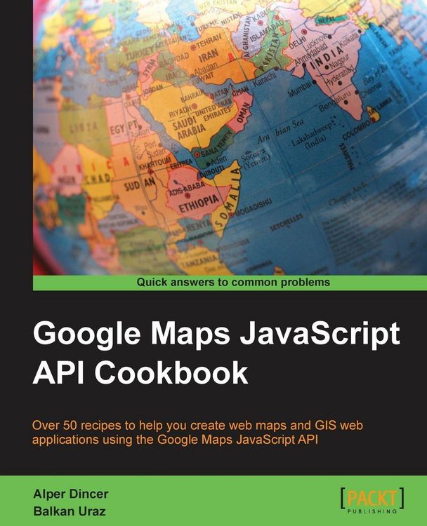 Produktbild: Google Maps API Cookbook