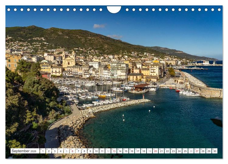 Produktbild: Korsika - Bastia und das Cap Corse (Wandkalender 2026 DIN A4 quer), CALVENDO Monatskalender
