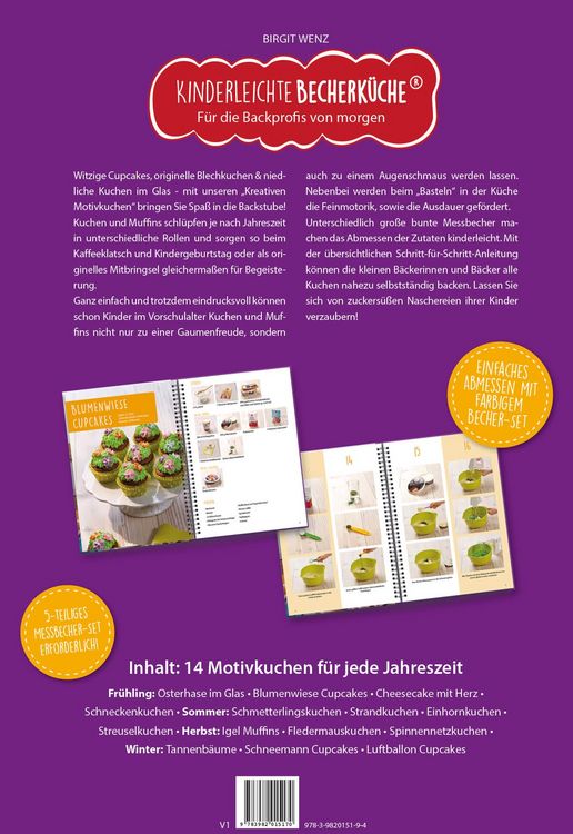 Produktbild: Kinderleichte Becherk&uuml;che - Kreative Motivkuche (Band 8)
