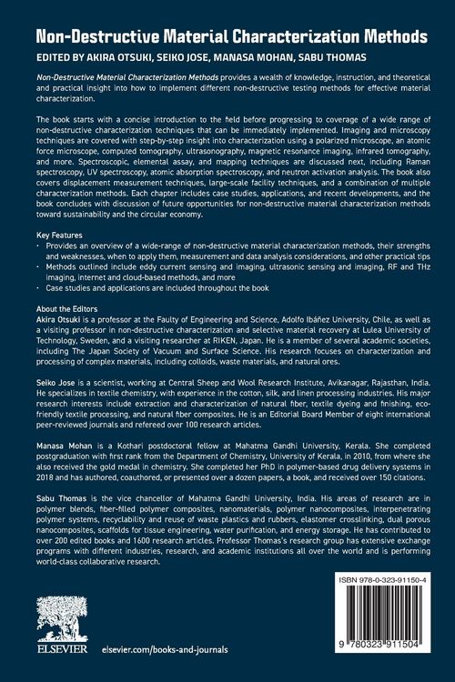 Produktbild: Non-Destructive Material Characterization Methods