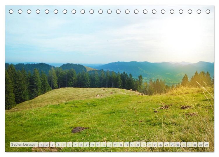 Produktbild: Wundersch&ouml;nes Oberbayern (Tischkalender 2026 DIN A5 quer), CALVENDO Monatskalender