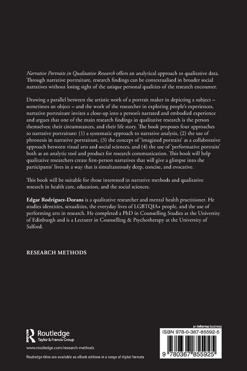 Produktbild: Narrative Portraits in Qualitative Research