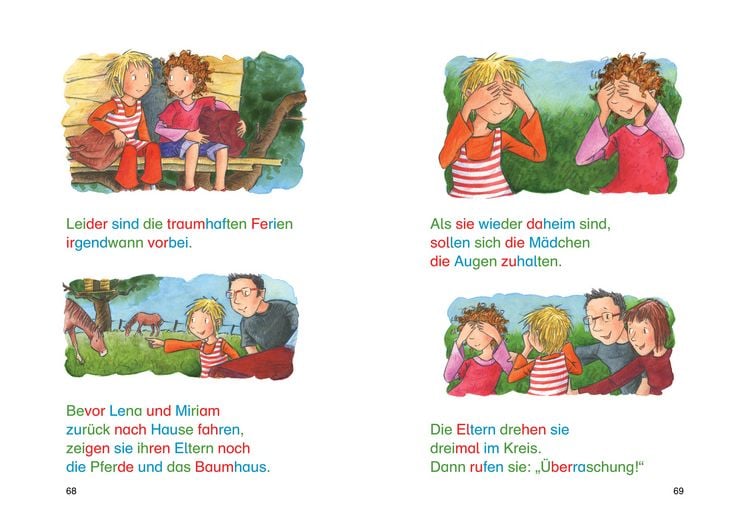 Produktbild: Lesel&ouml;wen - Das Original - Die sch&ouml;nsten Silbengeschichten von besten Freundinnen zum Lesenlernen
