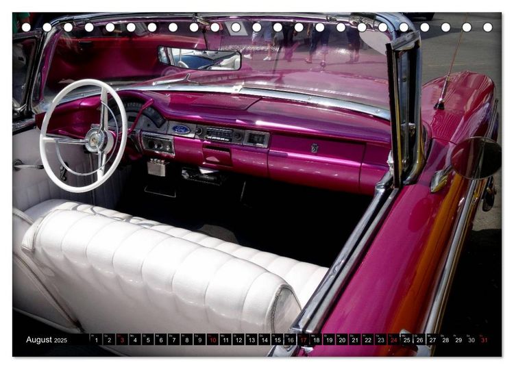 Produktbild: Auto-Legenden Ford Fairlane 500 (Tischkalender 2025 DIN A5 quer), CALVENDO Monatskalender